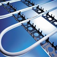 Metal fastening system for railingfor flooring