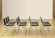 Contemporary chair aluminumstackablehome