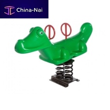 Plastic spring rocker AFTER WHILE CROCODILE FUN BOUNCEanimal1-seat