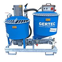 Civil engineering grout plant IS-33-Efor geothermal applicationfor tunnel