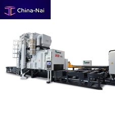 Roller conveyor shot blasting machine RB GLfor profilesturbine