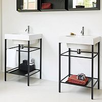 Metal washbasin stand EILEEN 50