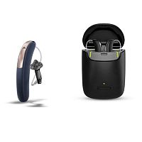 RIC hearing aid SR Li 7wirelessblackwhite