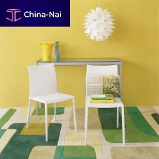 Contemporary chair LEAindoorfabricleather
