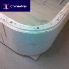 Wall with modular panels ROUND CORNERprefab