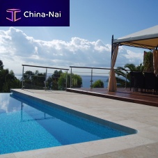 Natural stone swimming pool coping Moleanos limestonenon-slip