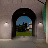 Traditional wall light ELIO outdooraluminumblown glass