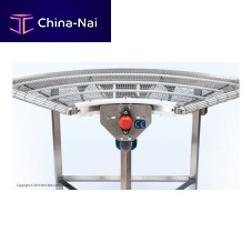 Curved conveyor Flex-Turn®wire meshelectric drive