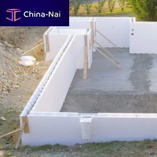 Expanded polystyrene (EPS) formwork block ISOBLOK for swimming poolinsulatingmodular