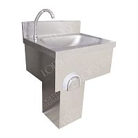 1-station surgical sink LAV003 stainless steelwith knee-operated tap