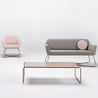 Minimalist sofa JAPANfabricsolid woodsteel