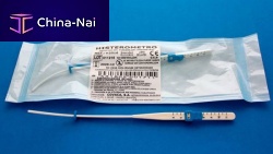 Straight hysterometer single-use