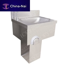 1-station surgical sink LAV003 stainless steelwith knee-operated tap