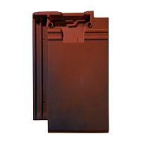 Interlocking roof tile Fontenelleflatsmallclay
