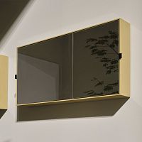 Contemporary bathroom mirror cabinet SIMPLE BOX - ANEMONEhomelacquered woodglass
