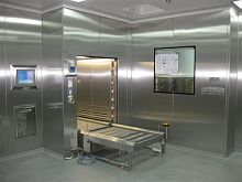 Sampling fume hood laboratoryfor the pharmaceutical industryfloor-standing