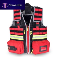 Red first aid vest EB02.055 E-VEST