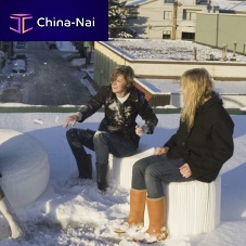 Contemporary stool MOLO SOFTSEATINGtextilepaperpolyethylene base