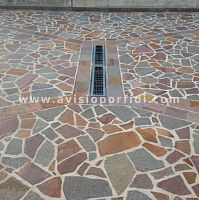 Porphyry paving slab IRREGULARoutdoorpedestrian