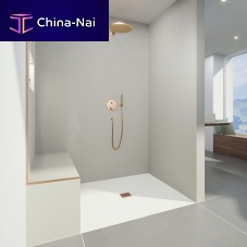 Solid Surface flooring Fundo Top Primo and Ligno Plusindoorbathroomresidential