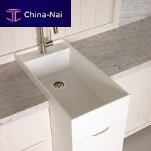 Single-bowl kitchen sink ARKADIAwithout drainboardCorian®free standing