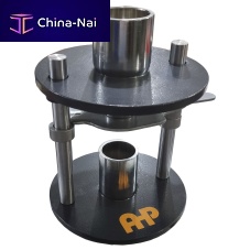 Apparent density testing device for moulding materialsfor plastics