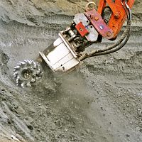 Excavator hydraulic milling cutter MA520