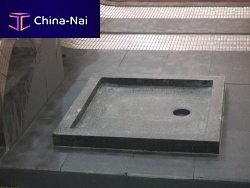 Square shower tray stone