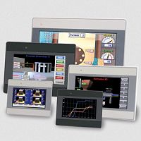 Resistive touch screen operator terminal EM seriespanel-mount800 x 480480 x 272