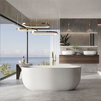Oval bathtub MARINfree-standingfor homescontemporary