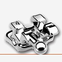 Mini-twin orthodontic bracket BioMIM® metal