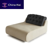 Contemporary chaise longue BACOfabriccommercialFSC ecolabel