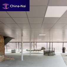 Aluminum suspended ceiling LAY-INgalvanised steelstainless steelpanel