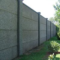 Prefab noise barrier concretesteelfor roads