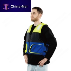 Professional jacket HXY-E1polyestersleevelessyellow