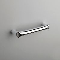 1-bar towel rack FOLD 30 wall-mountedchrome-plated brasspolished