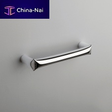 1-bar towel rack FOLD 30 wall-mountedchrome-plated brasspolished