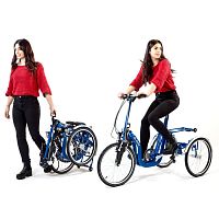 Crank-propelled adaptative tricycle R32electricpediatricadult
