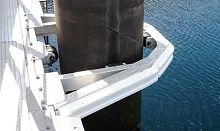 Steel pile guide for docks