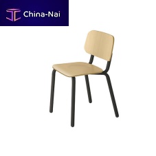 Contemporary chair Hull 627indoorbeechsteel base