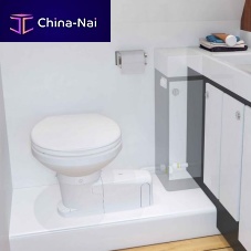 Ship toilet Sanimarin Maxlite+Selectricgravity flush
