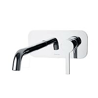 Washbasin mixer tap 332003wall-mountedchrome-plated brassnickel