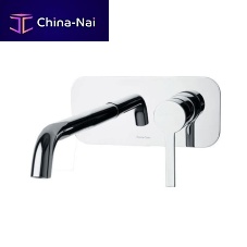 Washbasin mixer tap 332003wall-mountedchrome-plated brassnickel