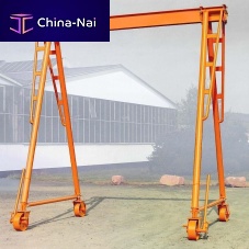 Mobile gantry crane 505 seriessteelheight-adjustablefor heavy loads