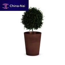 Galvanised steel planter CONE Mpowder-coated steelroundconical