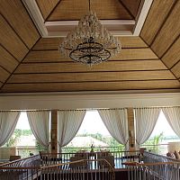 Synthetic fiber ceiling VIROSURFACEpanelfor living roomsfor entryways