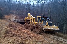 Forestry skidder 615Cwith grab