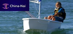Instructional sailing dinghy OPTILENEsingle-handedchildren'sOptimist