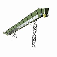 Belt conveyor transportfor bulk materialsfor the recycling industry