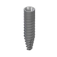 Tapered dental implant 021.00 seriestitanium-zirconium alloyinternalstraight